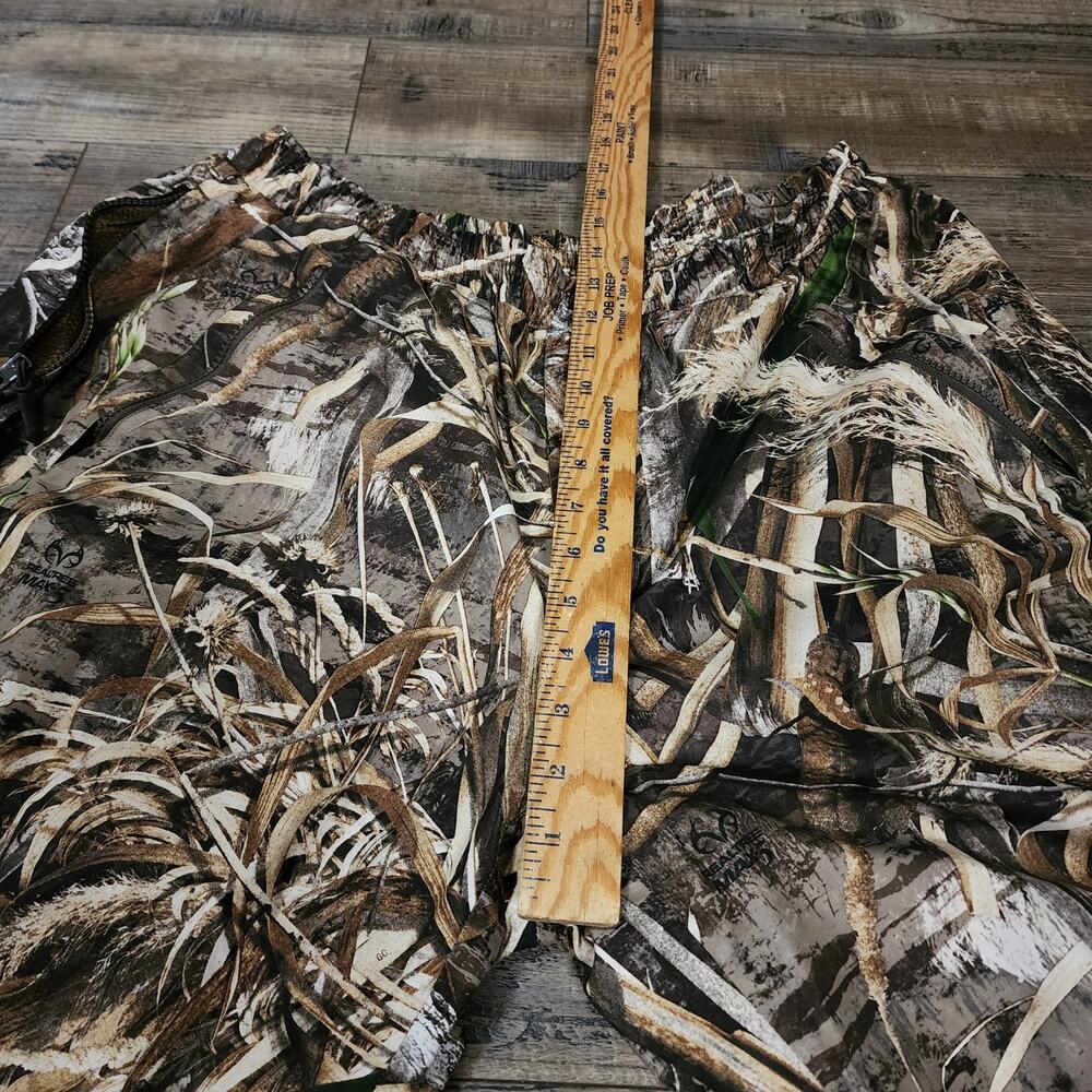 Drake Waterfowl elastic waterproof over pants hunting camo men size L - Picture 6 of 11